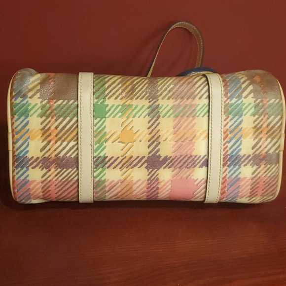 Dooney & Bourke Plaid/Tarten Barrel Handbag - Picture 9 of 12